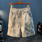 2026 Summer New Arrival Denim Shorts Men's Loose Overalls Pants Camouflage Casual Men's Medium Pants - FATAON2026 Summer New Arrival Denim Shorts Men's Loose Overalls Pants Camouflage Casual Men's Medium PantsMode HommeFATAON
