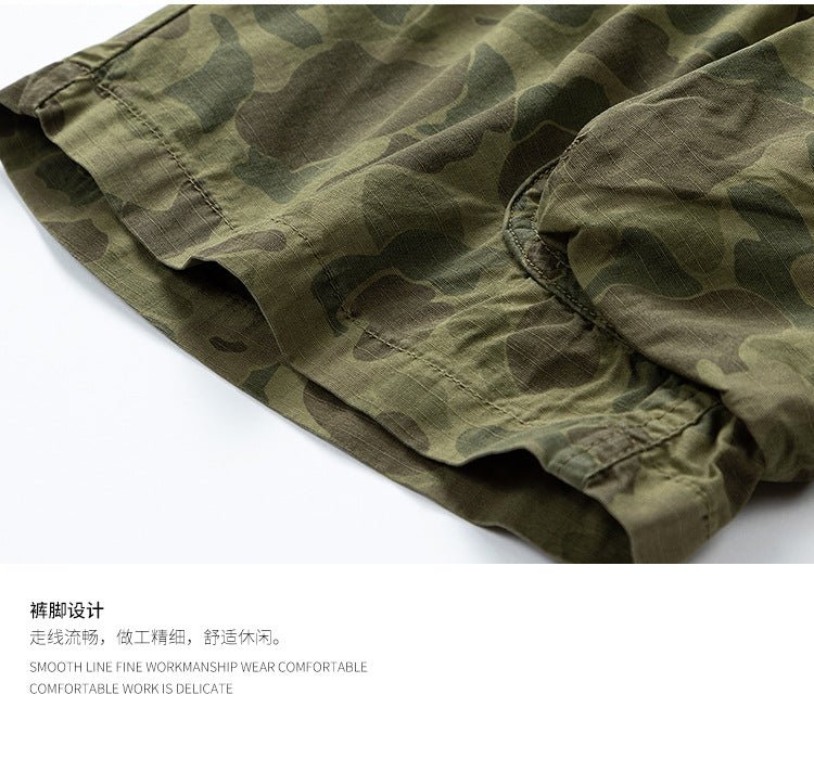 2026 Summer New Fashionable Brand Men's Camouflage Shorts Men's Wide Version Loose Overalls Pants Cotton Pants for Men - FATAON2026 Summer New Fashionable Brand Men's Camouflage Shorts Men's Wide Version Loose Overalls Pants Cotton Pants for MenMode HommeFATAON