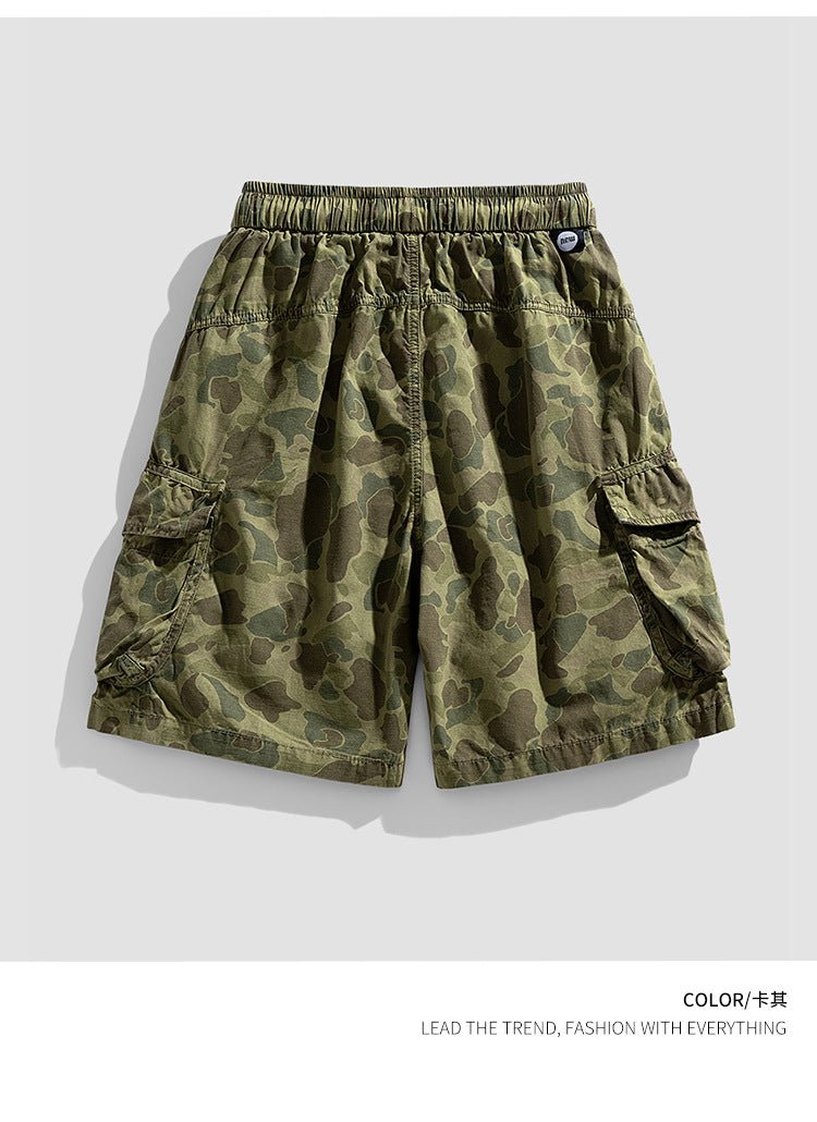 2026 Summer New Fashionable Brand Men's Camouflage Shorts Men's Wide Version Loose Overalls Pants Cotton Pants for Men - FATAON2026 Summer New Fashionable Brand Men's Camouflage Shorts Men's Wide Version Loose Overalls Pants Cotton Pants for MenMode HommeFATAON