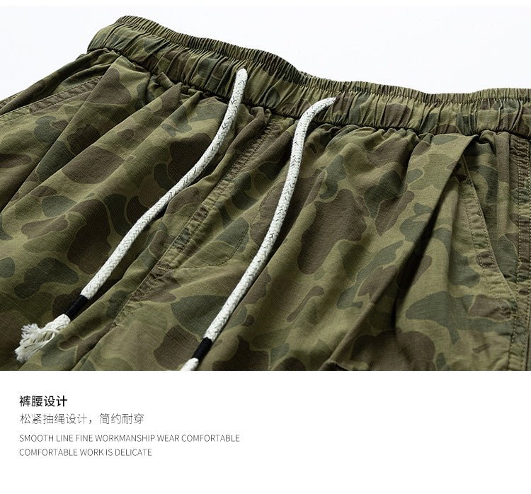 2026 Summer New Fashionable Brand Men's Camouflage Shorts Men's Wide Version Loose Overalls Pants Cotton Pants for Men - FATAON2026 Summer New Fashionable Brand Men's Camouflage Shorts Men's Wide Version Loose Overalls Pants Cotton Pants for MenMode HommeFATAON