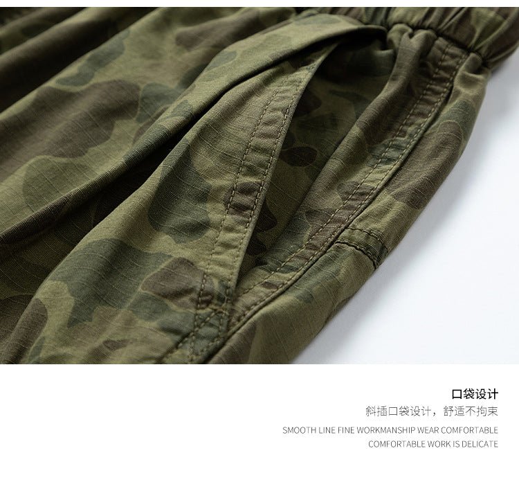 2026 Summer New Fashionable Brand Men's Camouflage Shorts Men's Wide Version Loose Overalls Pants Cotton Pants for Men - FATAON2026 Summer New Fashionable Brand Men's Camouflage Shorts Men's Wide Version Loose Overalls Pants Cotton Pants for MenMode HommeFATAON