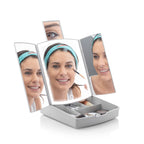 3-In-1 Folding LED Mirror with Make-up Organiser Panomir InnovaGoods - FATAON3-In-1 Folding LED Mirror with Make-up Organiser Panomir InnovaGoodsPerfumes | Cosmetics > Cosmetics > Accessories & OrganisersFATAON