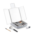 3-In-1 Folding LED Mirror with Make-up Organiser Panomir InnovaGoods - FATAON3-In-1 Folding LED Mirror with Make-up Organiser Panomir InnovaGoodsPerfumes | Cosmetics > Cosmetics > Accessories & OrganisersFATAON
