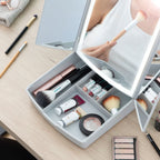 3-In-1 Folding LED Mirror with Make-up Organiser Panomir InnovaGoods - FATAON3-In-1 Folding LED Mirror with Make-up Organiser Panomir InnovaGoodsPerfumes | Cosmetics > Cosmetics > Accessories & OrganisersFATAON