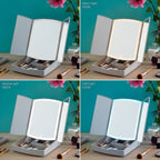 3-In-1 Folding LED Mirror with Make-up Organiser Panomir InnovaGoods - FATAON3-In-1 Folding LED Mirror with Make-up Organiser Panomir InnovaGoodsPerfumes | Cosmetics > Cosmetics > Accessories & OrganisersFATAON
