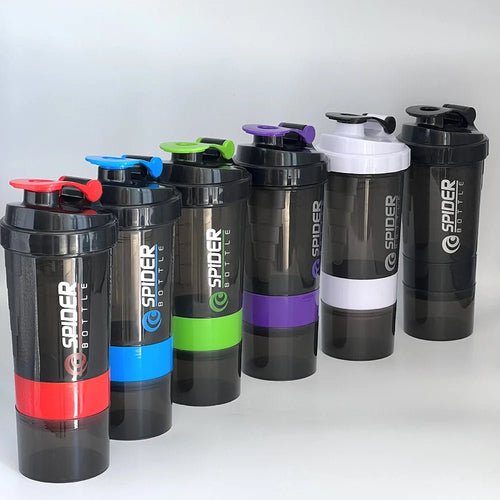 3 Layers Shaker Protein Bottle Powder Shake Cup Water Bottle Plastic Mixing Cup Body Building Exercise Bottle - Fix & Go3 Layers Shaker Protein Bottle Powder Shake Cup Water Bottle Plastic Mixing Cup Body Building Exercise BottleFitness & SportFix & Go
