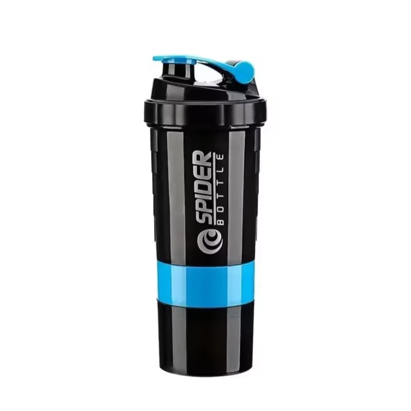 3 Layers Shaker Protein Bottle Powder Shake Cup Water Bottle Plastic Mixing Cup Body Building Exercise Bottle - Fix & Go3 Layers Shaker Protein Bottle Powder Shake Cup Water Bottle Plastic Mixing Cup Body Building Exercise BottleFitness & SportFix & Go