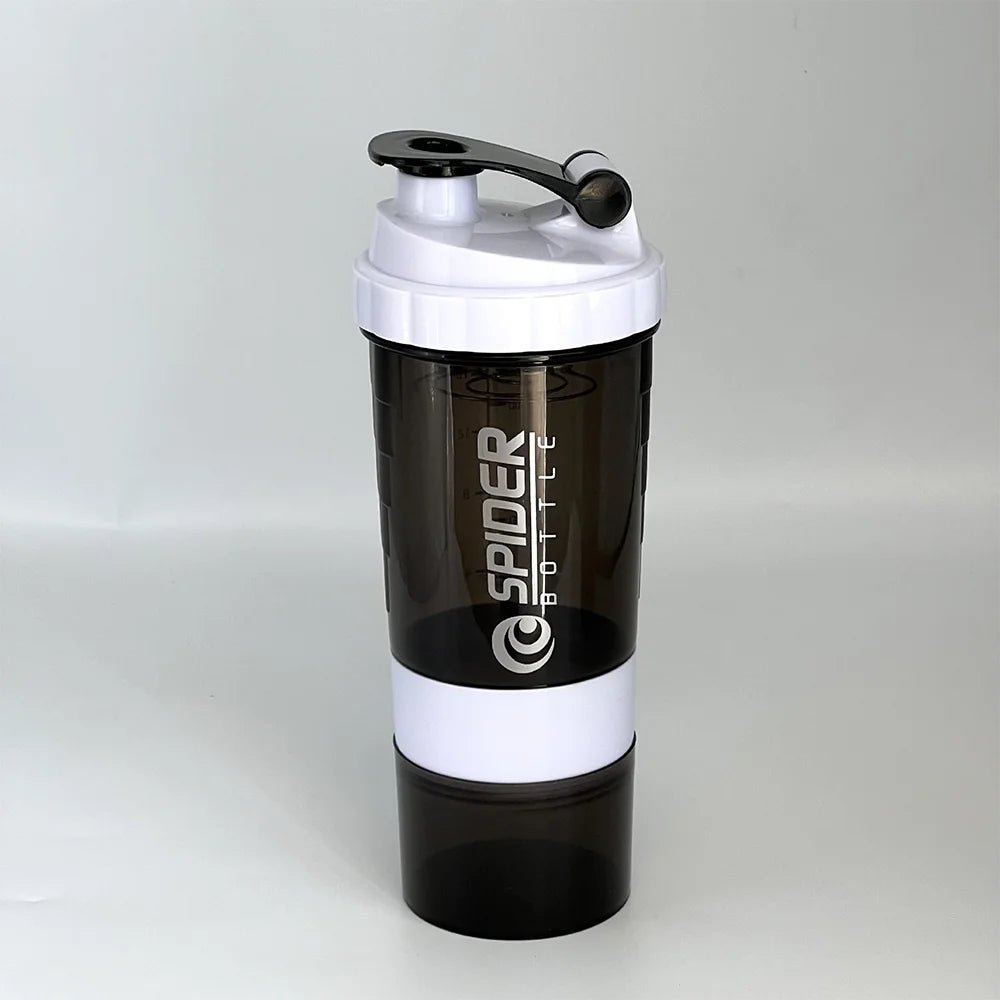 3 Layers Shaker Protein Bottle Powder Shake Cup Water Bottle Plastic Mixing Cup Body Building Exercise Bottle - Fix & Go3 Layers Shaker Protein Bottle Powder Shake Cup Water Bottle Plastic Mixing Cup Body Building Exercise BottleFitness & SportFix & Go
