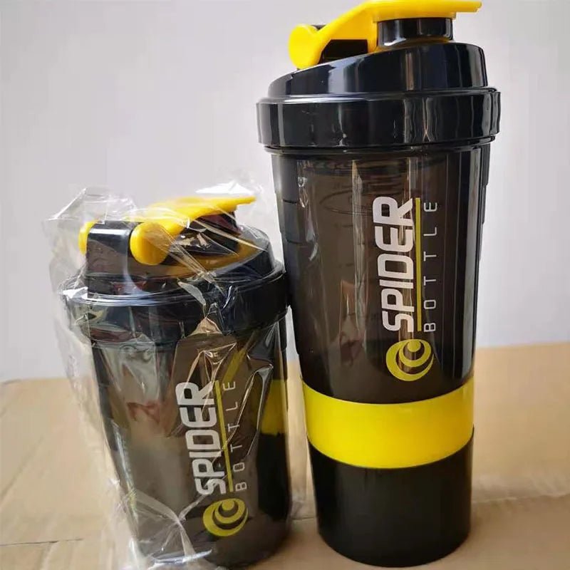 3 Layers Shaker Protein Bottle Powder Shake Cup Water Bottle Plastic Mixing Cup Body Building Exercise Bottle - Fix & Go3 Layers Shaker Protein Bottle Powder Shake Cup Water Bottle Plastic Mixing Cup Body Building Exercise BottleFitness & SportFix & Go