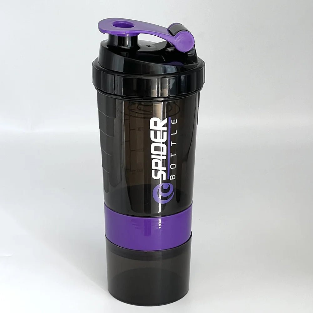 3 Layers Shaker Protein Bottle Powder Shake Cup Water Bottle Plastic Mixing Cup Body Building Exercise Bottle - Fix & Go3 Layers Shaker Protein Bottle Powder Shake Cup Water Bottle Plastic Mixing Cup Body Building Exercise BottleFitness & SportFix & Go