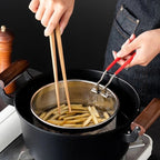 304 acier inoxydable frit maille cuisine panier à frire panier de cuisson poêle à frire poêle à huile passoire nouilles cuillère passoire frites - FATAON304 acier inoxydable frit maille cuisine panier à frire panier de cuisson poêle à frire poêle à huile passoire nouilles cuillère passoire fritesSolutions MaisonFATAON