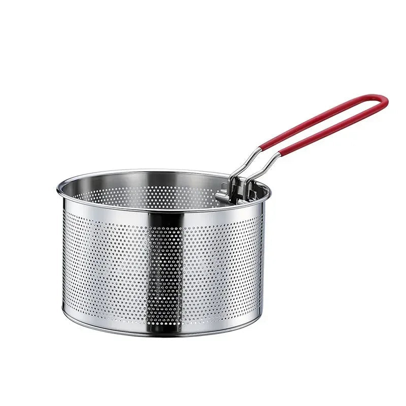 304 acier inoxydable frit maille cuisine panier à frire panier de cuisson poêle à frire poêle à huile passoire nouilles cuillère passoire frites - FATAON304 acier inoxydable frit maille cuisine panier à frire panier de cuisson poêle à frire poêle à huile passoire nouilles cuillère passoire fritesSolutions MaisonFATAON