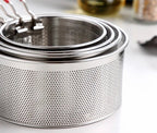 304 acier inoxydable frit maille cuisine panier à frire panier de cuisson poêle à frire poêle à huile passoire nouilles cuillère passoire frites - FATAON304 acier inoxydable frit maille cuisine panier à frire panier de cuisson poêle à frire poêle à huile passoire nouilles cuillère passoire fritesSolutions MaisonFATAON