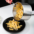 304 acier inoxydable frit maille cuisine panier à frire panier de cuisson poêle à frire poêle à huile passoire nouilles cuillère passoire frites - FATAON304 acier inoxydable frit maille cuisine panier à frire panier de cuisson poêle à frire poêle à huile passoire nouilles cuillère passoire fritesSolutions MaisonFATAON