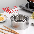 304 acier inoxydable frit maille cuisine panier à frire panier de cuisson poêle à frire poêle à huile passoire nouilles cuillère passoire frites - FATAON304 acier inoxydable frit maille cuisine panier à frire panier de cuisson poêle à frire poêle à huile passoire nouilles cuillère passoire fritesSolutions MaisonFATAON