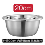 304 Stainless Steel Basin Drain Basket Vegetable Basket Household Rice Washing Sieve Thickeneded Cooking Basin and Basin Vegetable Basin Wholesale - FATAON304 Stainless Steel Basin Drain Basket Vegetable Basket Household Rice Washing Sieve Thickeneded Cooking Basin and Basin Vegetable Basin WholesaleSolutions MaisonFATAON