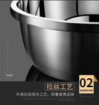 304 Stainless Steel Basin Drain Basket Vegetable Basket Household Rice Washing Sieve Thickeneded Cooking Basin and Basin Vegetable Basin Wholesale - FATAON304 Stainless Steel Basin Drain Basket Vegetable Basket Household Rice Washing Sieve Thickeneded Cooking Basin and Basin Vegetable Basin WholesaleSolutions MaisonFATAON