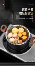 304 Stainless Steel Steamer Dense Hole Draining Basket Vegetable Washing Basket Steaming Lattice Electric Rice Cooker Rice Soup Separation Water Resistant Steaming Rack Steaming Drawer - FATAON304 Stainless Steel Steamer Dense Hole Draining Basket Vegetable Washing Basket Steaming Lattice Electric Rice Cooker Rice Soup Separation Water Resistant Steaming Rack Steaming DrawerSolutions MaisonFATAON