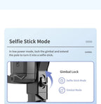 360 Rotation Following Shooting Mode Gimbal Stabilizer Selfie Stick Tripod Gimbal For iPhone Phone Smartphone Live Photography - Fix & Go360 Rotation Following Shooting Mode Gimbal Stabilizer Selfie Stick Tripod Gimbal For iPhone Phone Smartphone Live PhotographyVidéo & PhotoFix & Go