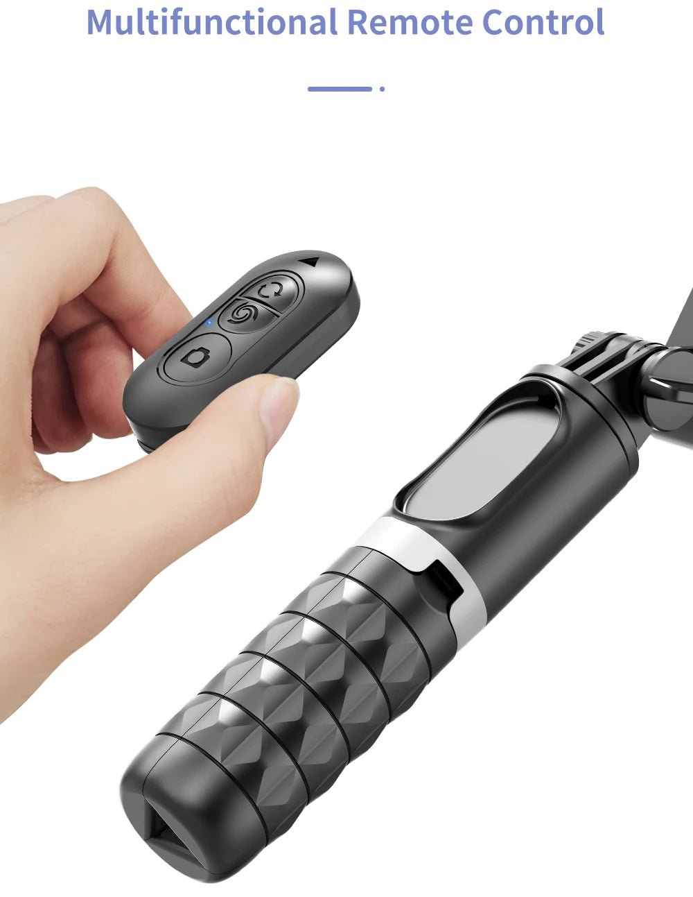 360 Rotation Following Shooting Mode Gimbal Stabilizer Selfie Stick Tripod Gimbal For iPhone Phone Smartphone Live Photography - Fix & Go360 Rotation Following Shooting Mode Gimbal Stabilizer Selfie Stick Tripod Gimbal For iPhone Phone Smartphone Live PhotographyVidéo & PhotoFix & Go