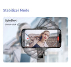 360 Rotation Following Shooting Mode Gimbal Stabilizer Selfie Stick Tripod Gimbal For iPhone Phone Smartphone Live Photography - Fix & Go360 Rotation Following Shooting Mode Gimbal Stabilizer Selfie Stick Tripod Gimbal For iPhone Phone Smartphone Live PhotographyVidéo & PhotoFix & Go
