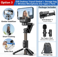 360 Rotation Following Shooting Mode Gimbal Stabilizer Selfie Stick Tripod Gimbal For iPhone Phone Smartphone Live Photography - Fix & Go360 Rotation Following Shooting Mode Gimbal Stabilizer Selfie Stick Tripod Gimbal For iPhone Phone Smartphone Live PhotographyVidéo & PhotoFix & Go
