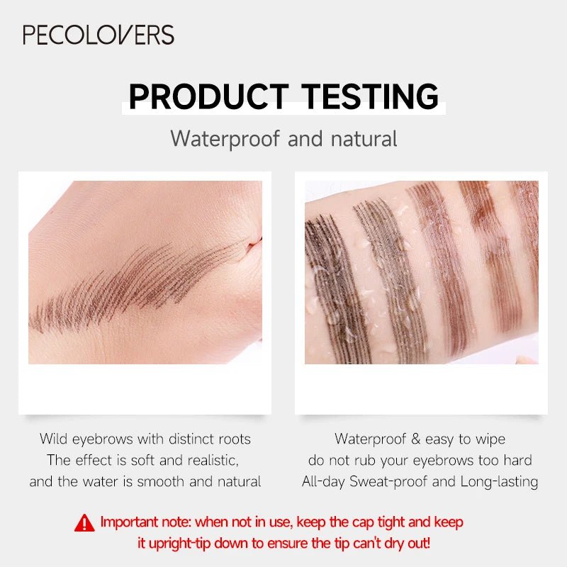 4 Fork Waterproof Eyebrow Pencil Women 3D Long Lasting Natural Liquid Eye Brow Pen Eyebrow Tint Tattoo Pen Tip Makeup Tools - Fix & Go4 Fork Waterproof Eyebrow Pencil Women 3D Long Lasting Natural Liquid Eye Brow Pen Eyebrow Tint Tattoo Pen Tip Makeup ToolsFix & Go
