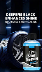 500ml/100ml Black Wet Look Tire Shine Dressing - Revitalisant pour pneus effet mouillé brillant, pour pneus, vinyle et plastique - FATAON500ml/100ml Black Wet Look Tire Shine Dressing - Revitalisant pour pneus effet mouillé brillant, pour pneus, vinyle et plastiqueAccessoire AutoFATAON