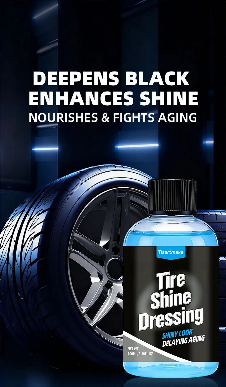 500ml/100ml Black Wet Look Tire Shine Dressing - Revitalisant pour pneus effet mouillé brillant, pour pneus, vinyle et plastique - FATAON500ml/100ml Black Wet Look Tire Shine Dressing - Revitalisant pour pneus effet mouillé brillant, pour pneus, vinyle et plastiqueAccessoire AutoFATAON