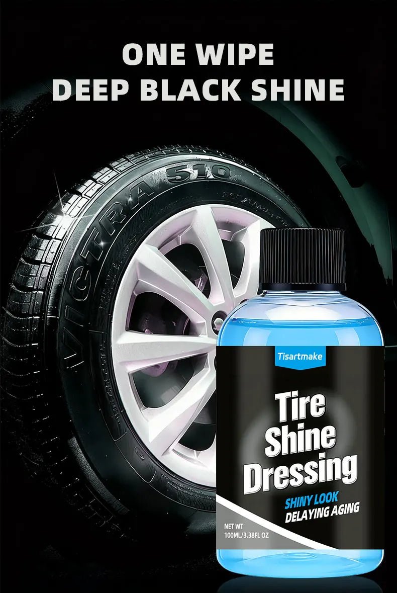 500ml/100ml Black Wet Look Tire Shine Dressing - Revitalisant pour pneus effet mouillé brillant, pour pneus, vinyle et plastique - FATAON500ml/100ml Black Wet Look Tire Shine Dressing - Revitalisant pour pneus effet mouillé brillant, pour pneus, vinyle et plastiqueAccessoire AutoFATAON
