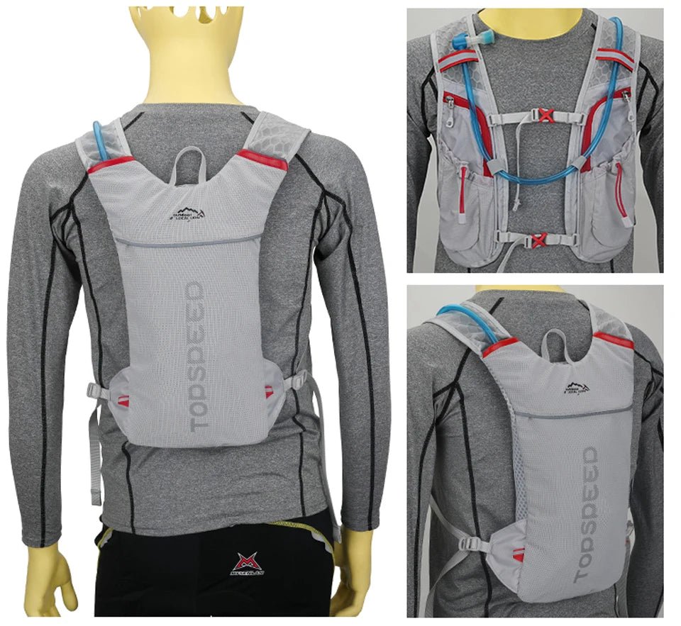 5L Breathable Vest Trail Running Backpacks Lightweight Male Cycling Run Jogging Marathon Backpack Riding Bike Climbing Bag - Fix & Go5L Breathable Vest Trail Running Backpacks Lightweight Male Cycling Run Jogging Marathon Backpack Riding Bike Climbing BagFitness & SportFix & Go
