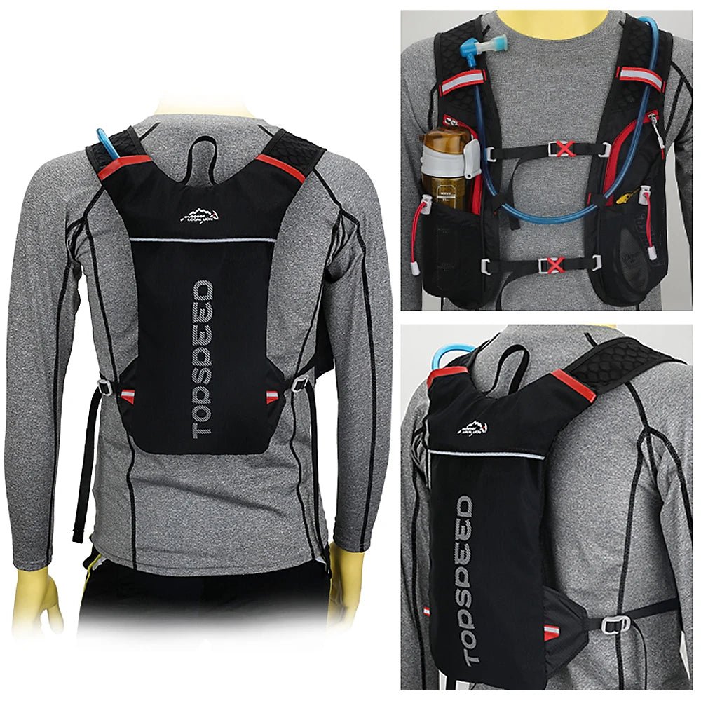 5L Breathable Vest Trail Running Backpacks Lightweight Male Cycling Run Jogging Marathon Backpack Riding Bike Climbing Bag - Fix & Go5L Breathable Vest Trail Running Backpacks Lightweight Male Cycling Run Jogging Marathon Backpack Riding Bike Climbing BagFitness & SportFix & Go