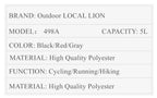 5L Breathable Vest Trail Running Backpacks Lightweight Male Cycling Run Jogging Marathon Backpack Riding Bike Climbing Bag - Fix & Go5L Breathable Vest Trail Running Backpacks Lightweight Male Cycling Run Jogging Marathon Backpack Riding Bike Climbing BagFitness & SportFix & Go
