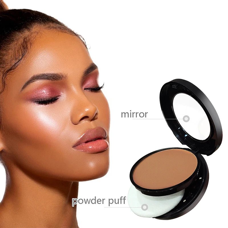 6 Color Matte Face Pressed Powder 24 Hours Oil Control Natural Setting Powder Foundation Full Coverage Waterproof Lasting Makeup - Fix & Go6 Color Matte Face Pressed Powder 24 Hours Oil Control Natural Setting Powder Foundation Full Coverage Waterproof Lasting MakeupFix & Go