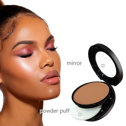 6 Color Matte Face Pressed Powder 24 Hours Oil Control Natural Setting Powder Foundation Full Coverage Waterproof Lasting Makeup - Fix & Go6 Color Matte Face Pressed Powder 24 Hours Oil Control Natural Setting Powder Foundation Full Coverage Waterproof Lasting MakeupFix & Go
