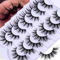 7 Pairs Fashionable Wet - Style False Eyelashes Set - D Curl Doll/Cat Eye/Anime/Cosplay Look,For Special Occasions and Daily Wear - Fix & Go7 Pairs Fashionable Wet - Style False Eyelashes Set - D Curl Doll/Cat Eye/Anime/Cosplay Look,For Special Occasions and Daily WearFix & Go