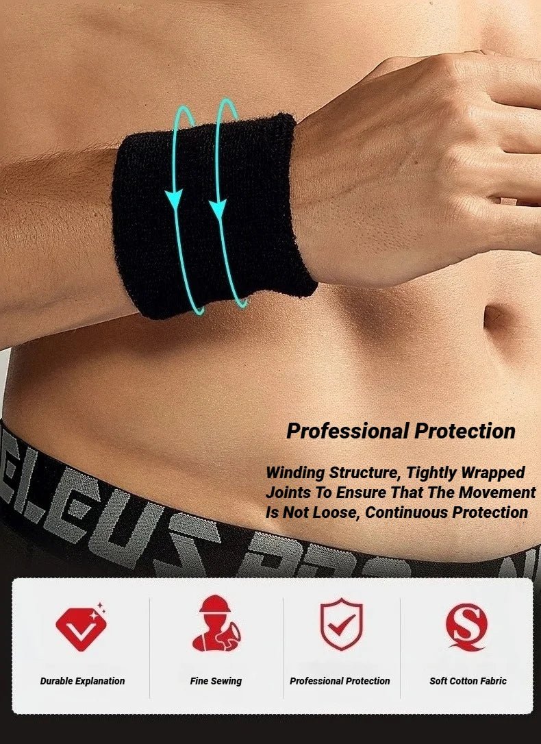 8 × 10CM serviette sport bracelets Tennis bandes de sueur protège-poignet pour basket-ball volley-ball padel Fitness bandeaux envelopper Padel Cuf - FATAON8 × 10CM serviette sport bracelets Tennis bandes de sueur protège-poignet pour basket-ball volley-ball padel Fitness bandeaux envelopper Padel CufFitness & SportFATAON