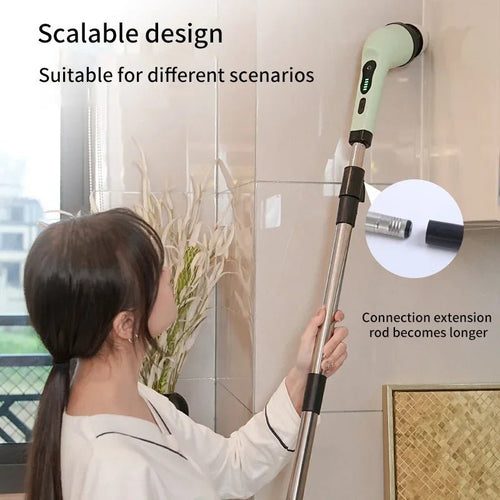 9 - in - 1 Multifunctional Wireless Electric Cleaning Brush Household Kitchen Bathroom Brush USB Handheld Rotating Cleaning tools - Fix & Go9 - in - 1 Multifunctional Wireless Electric Cleaning Brush Household Kitchen Bathroom Brush USB Handheld Rotating Cleaning toolsNettoyage & EntretienFix & Go