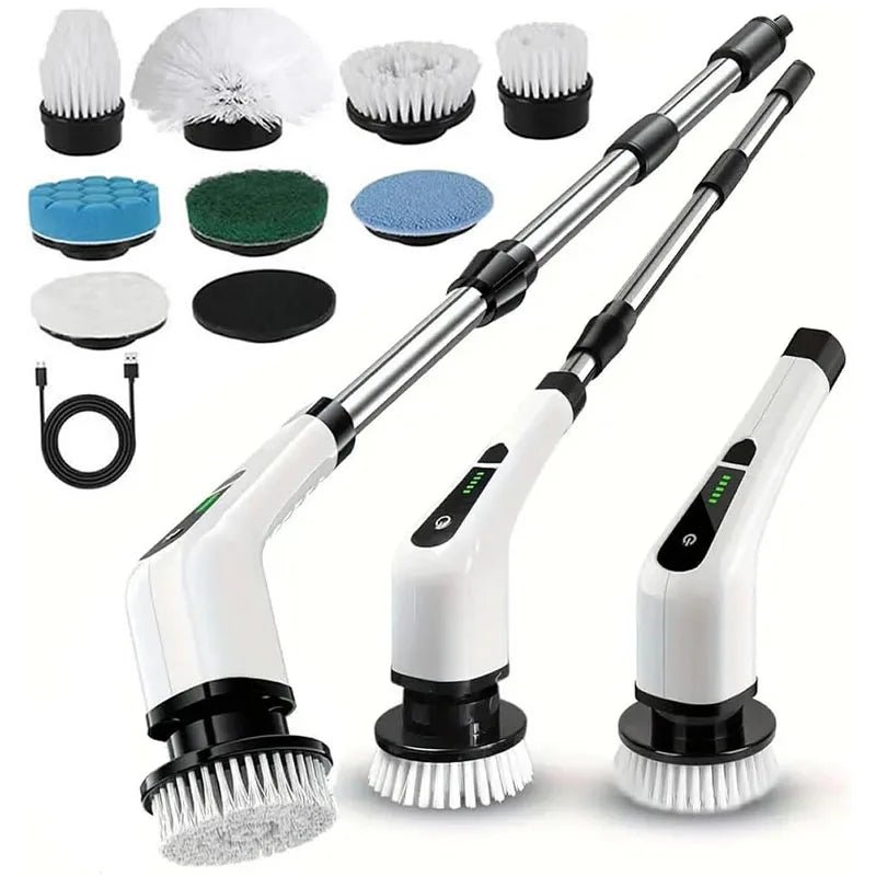 9 - in - 1 Multifunctional Wireless Electric Cleaning Brush Household Kitchen Bathroom Brush USB Handheld Rotating Cleaning tools - Fix & Go9 - in - 1 Multifunctional Wireless Electric Cleaning Brush Household Kitchen Bathroom Brush USB Handheld Rotating Cleaning toolsNettoyage & EntretienFix & Go