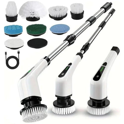 9 - in - 1 Multifunctional Wireless Electric Cleaning Brush Household Kitchen Bathroom Brush USB Handheld Rotating Cleaning tools - Fix & Go9 - in - 1 Multifunctional Wireless Electric Cleaning Brush Household Kitchen Bathroom Brush USB Handheld Rotating Cleaning toolsNettoyage & EntretienFix & Go