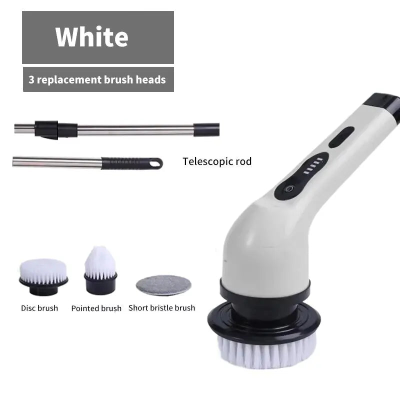 9 - in - 1 Multifunctional Wireless Electric Cleaning Brush Household Kitchen Bathroom Brush USB Handheld Rotating Cleaning tools - Fix & Go9 - in - 1 Multifunctional Wireless Electric Cleaning Brush Household Kitchen Bathroom Brush USB Handheld Rotating Cleaning toolsNettoyage & EntretienFix & Go