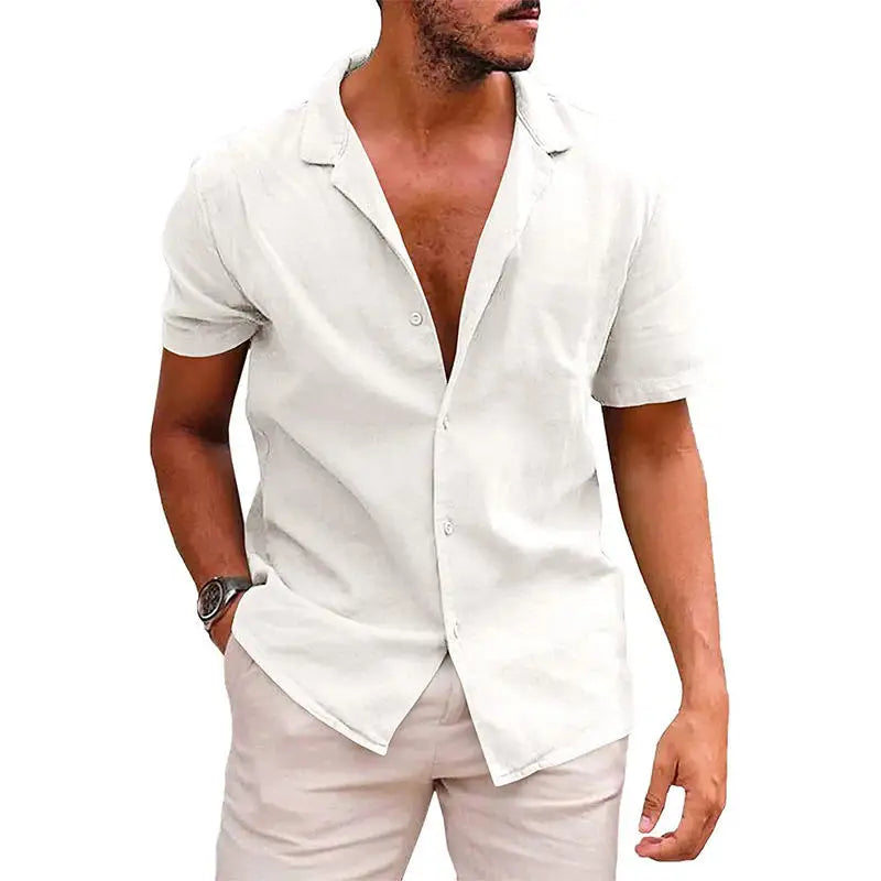 Starlit Apparels Custom Men's Polyester/Cotton Terry Knitted Breathable Floral Pattern Short Sleeve Loose Casual Comfortable Set