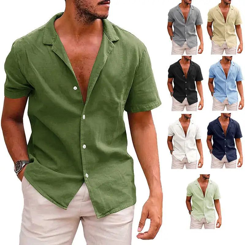 Starlit Apparels Custom Men's Polyester/Cotton Terry Knitted Breathable Floral Pattern Short Sleeve Loose Casual Comfortable Set