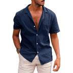 Starlit Apparels Custom Men's Polyester/Cotton Terry Knitted Breathable Floral Pattern Short Sleeve Loose Casual Comfortable Set