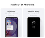 Smartphone Realme Note 70T AI, version mondiale, écran 6,75 pouces 90 Hz, batterie 6000 mAh, appareil photo AI 13 MP, chipset octa-core, IP54
