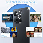 Smartphone Realme Note 70T AI, version mondiale, écran 6,75 pouces 90 Hz, batterie 6000 mAh, appareil photo AI 13 MP, chipset octa-core, IP54