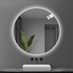 Customized Circular Bathroom LED Wall Mirror Factory Wall Mounted Backlight Mirror Hotel Adjustable Brightness Color Temperature