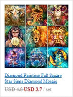 Peinture diamant thème paysage, broderie complète 5D, perles carrées ou rondes, décoration de biscuits, kit d'artisanat, mosaïque