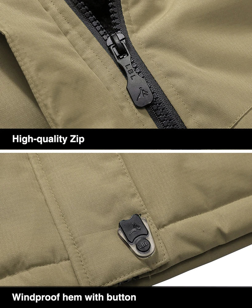 TACVASEN vestes de Ski d'hiver pour hommes manteaux polaires imperméables veste de Snowboard thermique isolée Parka imperméable avec capuche Parka homme