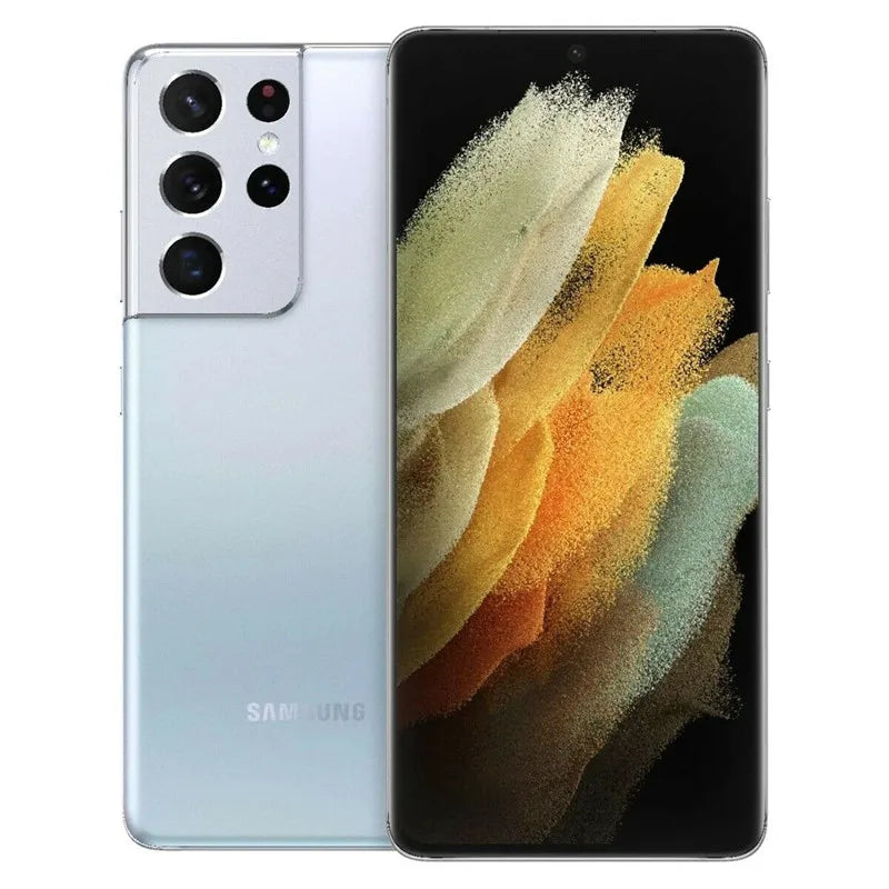 Samsung-Téléphone portable Android débloqué Galaxy S21 Ultra, S21U, 5G Touriste, Sim G9980, 6.8 ", Dean 256, 512 Go de RAM, 12 Go, Snapdragon, NDavid, Original